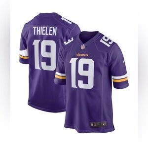 Nike NFL Vikings Adam Thielen #19 Jersey Men’s Small Purple On Field